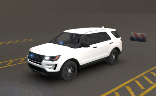 More information about "Police Explorer White Unmarked"