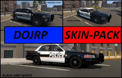 More information about "LSPD Pack DOJRP based (black and white)"